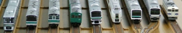 (常磐線の車両大集合！)